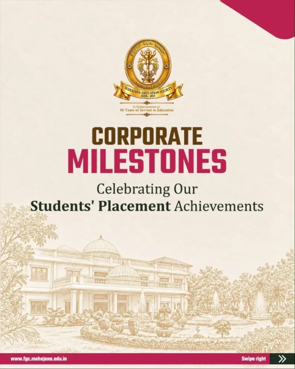 A proud moment for Mahajana’s as our M.Com students take their first steps into the corporate world!

Congratulations to
